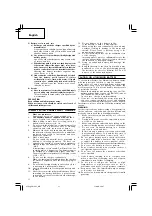 Preview for 12 page of Hitachi DH 14DL Handling Instructions Manual