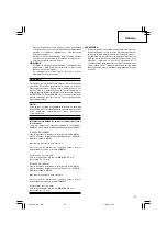 Preview for 53 page of Hitachi DH 14DL Handling Instructions Manual