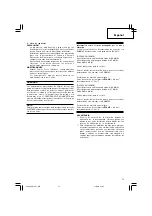 Preview for 75 page of Hitachi DH 14DL Handling Instructions Manual