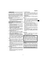 Preview for 47 page of Hitachi DH 14DSL Handling Instructions Manual