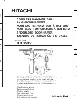 Предварительный просмотр 1 страницы Hitachi DH 15DV Handling Instructions Manual