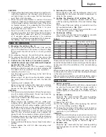 Предварительный просмотр 11 страницы Hitachi DH 15DV Handling Instructions Manual