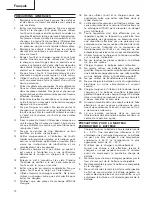 Предварительный просмотр 20 страницы Hitachi DH 15DV Handling Instructions Manual