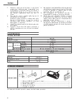 Предварительный просмотр 28 страницы Hitachi DH 15DV Handling Instructions Manual