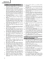 Предварительный просмотр 34 страницы Hitachi DH 15DV Handling Instructions Manual