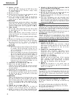 Предварительный просмотр 40 страницы Hitachi DH 15DV Handling Instructions Manual