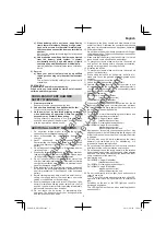 Preview for 3 page of Hitachi DH 18DBDL Handling Instructions Manual