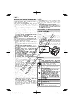 Preview for 4 page of Hitachi DH 18DBDL Handling Instructions Manual