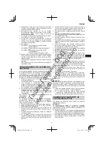 Preview for 61 page of Hitachi DH 18DBDL Handling Instructions Manual