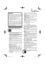 Preview for 5 page of Hitachi DH 18DBL Instruction Manual