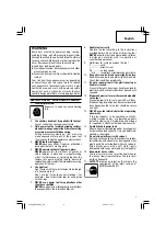 Preview for 5 page of Hitachi DH 18DSL Instruction Manual