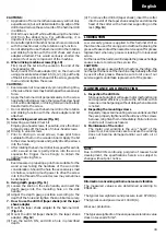 Preview for 35 page of Hitachi DH 18VB Handling Instructions Manual