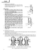 Предварительный просмотр 16 страницы Hitachi DH 20DV Instruction And Safety Manual