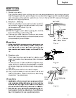 Предварительный просмотр 17 страницы Hitachi DH 20DV Instruction And Safety Manual