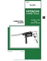 Предварительный просмотр 1 страницы Hitachi DH 20PB Technical Data And Service Manual