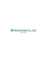 Предварительный просмотр 33 страницы Hitachi DH 20PB Technical Data And Service Manual