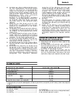 Предварительный просмотр 10 страницы Hitachi DH 20V Handling Instructions Manual