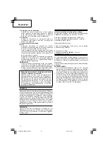 Предварительный просмотр 52 страницы Hitachi dh 24dvc Handling Instructions Manual