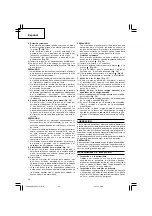 Предварительный просмотр 60 страницы Hitachi dh 24dvc Handling Instructions Manual