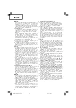 Предварительный просмотр 78 страницы Hitachi dh 24dvc Handling Instructions Manual