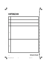 Предварительный просмотр 84 страницы Hitachi dh 24dvc Handling Instructions Manual