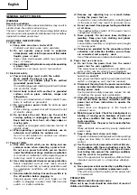 Preview for 6 page of Hitachi DH 24PC3 Handling Instructions Manual