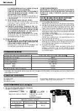 Preview for 42 page of Hitachi DH 24PC3 Handling Instructions Manual