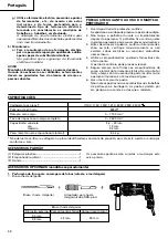 Preview for 60 page of Hitachi DH 24PC3 Handling Instructions Manual