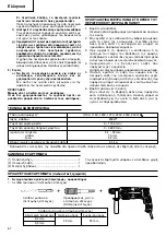 Preview for 68 page of Hitachi DH 24PC3 Handling Instructions Manual