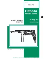 Предварительный просмотр 1 страницы Hitachi DH 24PC3 Technical Data And Service Manual