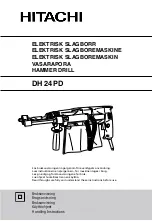 Hitachi DH 24PD Handling Instructions Manual предпросмотр