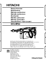 Hitachi DH 24PD2 Handling Instructions Manual preview