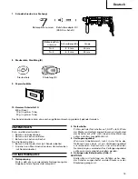 Preview for 19 page of Hitachi DH 24PD2 Handling Instructions Manual