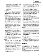 Preview for 21 page of Hitachi DH 24PD2 Handling Instructions Manual