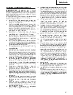 Preview for 39 page of Hitachi DH 24PD2 Handling Instructions Manual