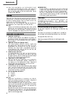 Preview for 46 page of Hitachi DH 24PD2 Handling Instructions Manual