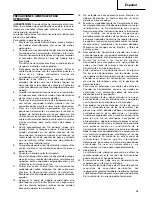 Preview for 47 page of Hitachi DH 24PD2 Handling Instructions Manual