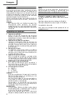 Preview for 62 page of Hitachi DH 24PD2 Handling Instructions Manual