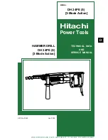 Hitachi DH 24PE (S) Technical Data And Service Manual предпросмотр