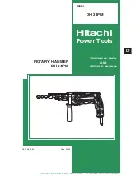 Hitachi DH 24PM Technical And Service Manual preview