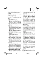 Предварительный просмотр 7 страницы Hitachi DH 25PA Handling Instructions Manual