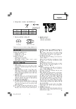 Предварительный просмотр 11 страницы Hitachi DH 25PA Handling Instructions Manual