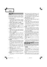 Предварительный просмотр 12 страницы Hitachi DH 25PA Handling Instructions Manual