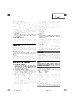 Предварительный просмотр 13 страницы Hitachi DH 25PA Handling Instructions Manual