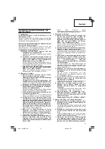 Предварительный просмотр 15 страницы Hitachi DH 25PA Handling Instructions Manual