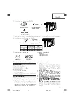 Предварительный просмотр 19 страницы Hitachi DH 25PA Handling Instructions Manual