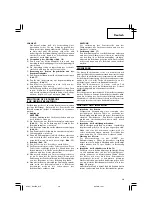 Предварительный просмотр 21 страницы Hitachi DH 25PA Handling Instructions Manual