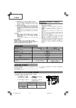 Предварительный просмотр 24 страницы Hitachi DH 25PA Handling Instructions Manual