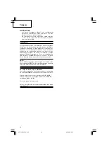 Предварительный просмотр 30 страницы Hitachi DH 25PA Handling Instructions Manual