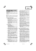 Предварительный просмотр 31 страницы Hitachi DH 25PA Handling Instructions Manual